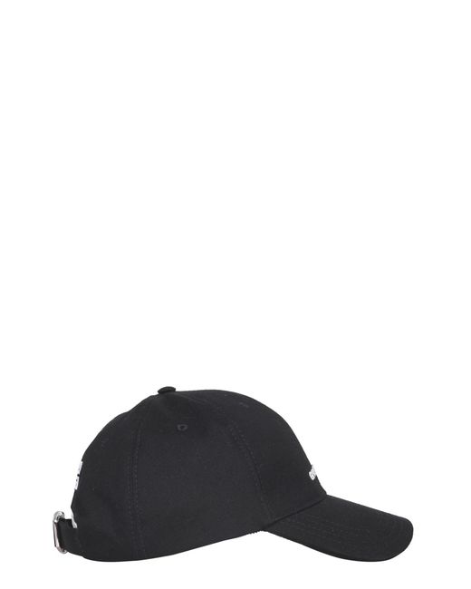 Cappello nero in cotone con logo di Givenchy in Black da Uomo
