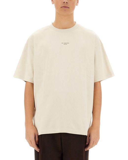 Drole de Monsieur White "Slogan" T-Shirt for men