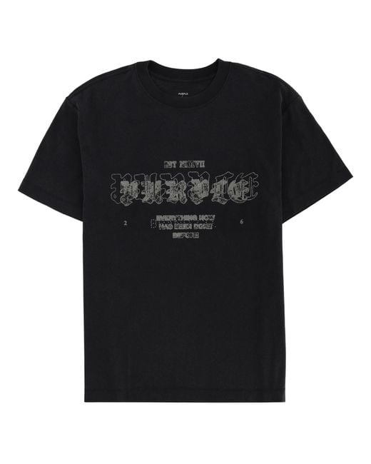 Purple Brand Black T-Shirt With Logo for men