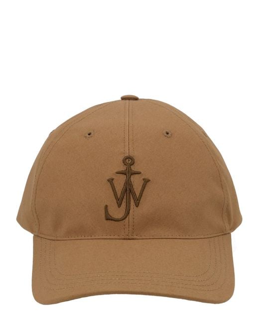 J.W. Anderson Brown Cappello Da Baseball Con Logo