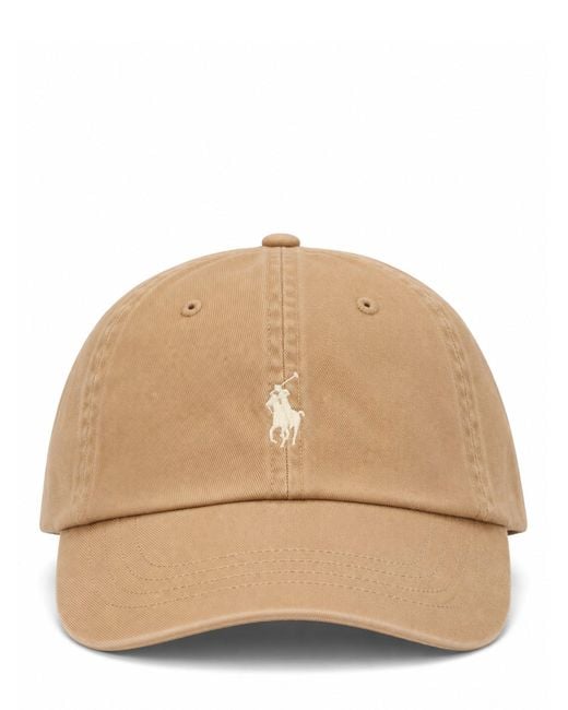 Polo Ralph Lauren Natural Cappello Da Baseball Con Logo for men