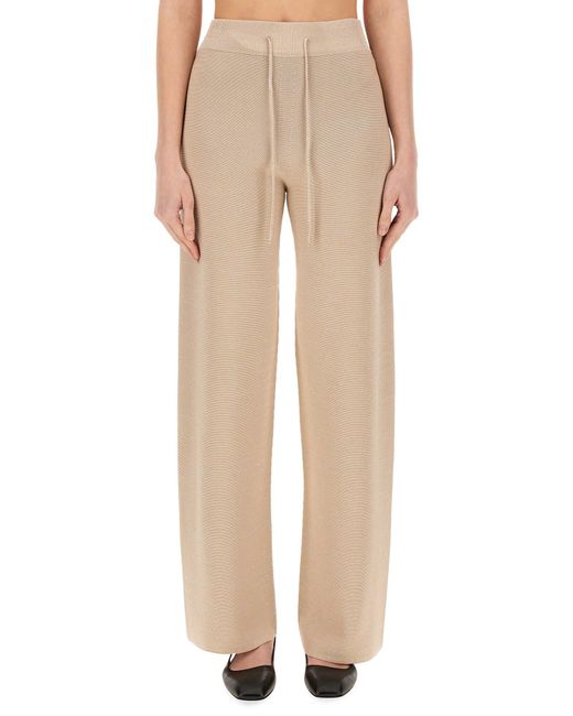 Fabiana Filippi Natural Relaxed Wide-Leg Pants