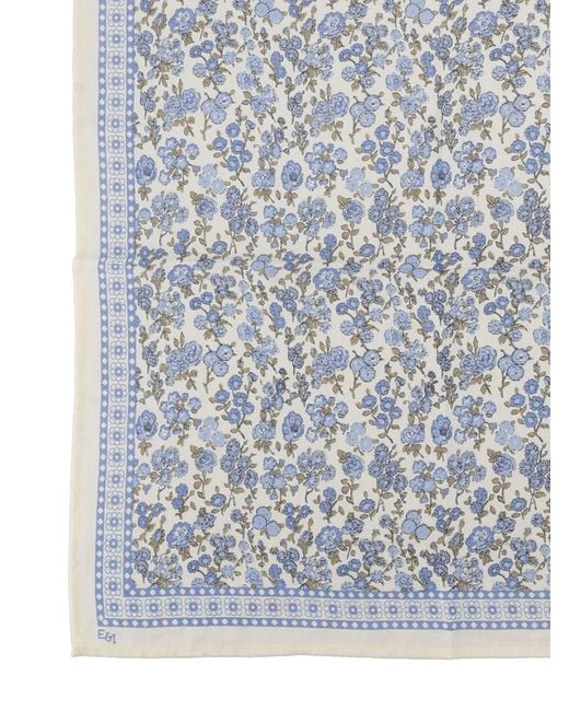 Emile Et Ida Blue Foulard A Fantasia