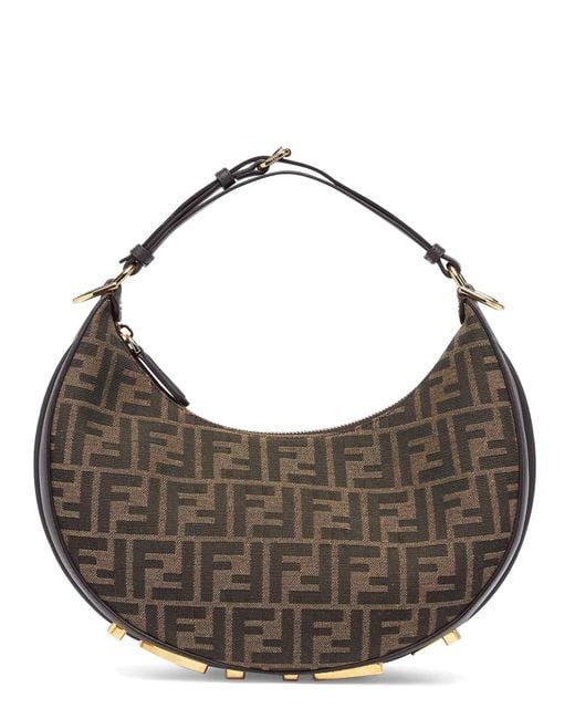 Fendi Gray Borsa "Graphy" Small