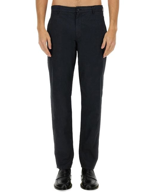 Aspesi Blue Chino Pants for men