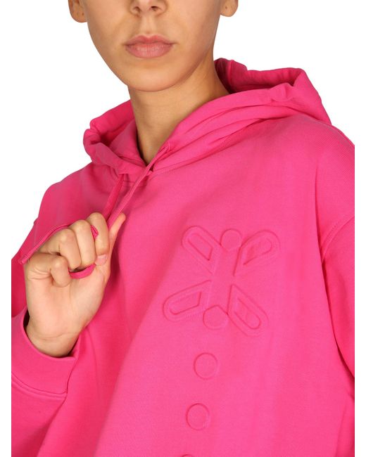 Hoodie-Donna di McQ Alexander McQueen in Pink