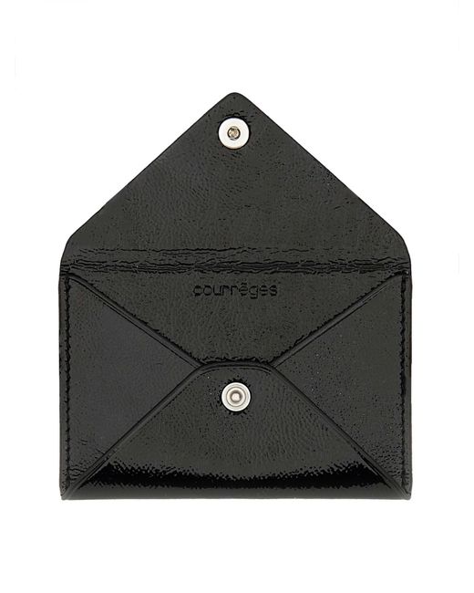 Portacarte Con Logo di Courreges in Black