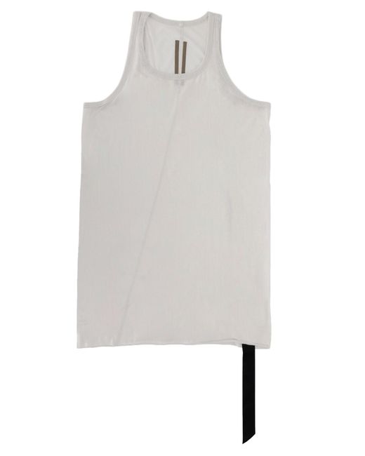 Rick Owens White Drkshdw Tank Top "Loose" for men