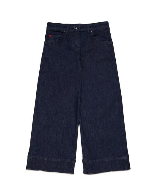 MAX&Co. Blue Maxp1F Wide Cropped