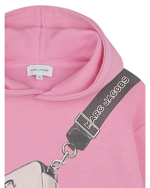 Felpa Con Cappuccio di Marc Jacobs in Pink