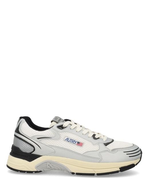 Autry White Hyperway Sneaker for men