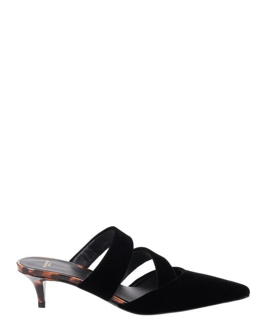 Balmain Black Mule