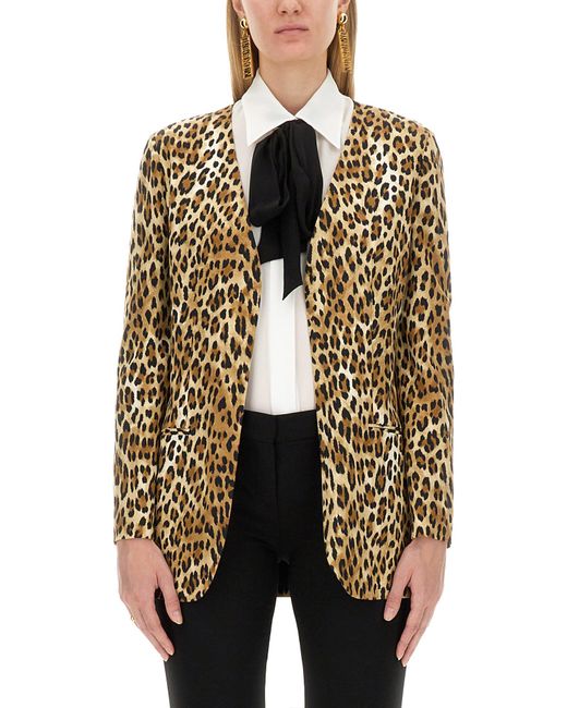 Moschino Multicolor Jacket With Animal Pattern