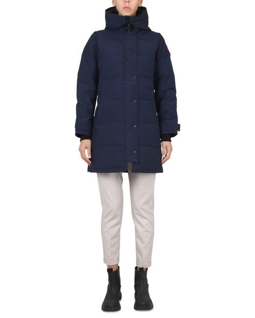 Canada Goose Shelburne Parka In Technical Fabric in Blue | Lyst