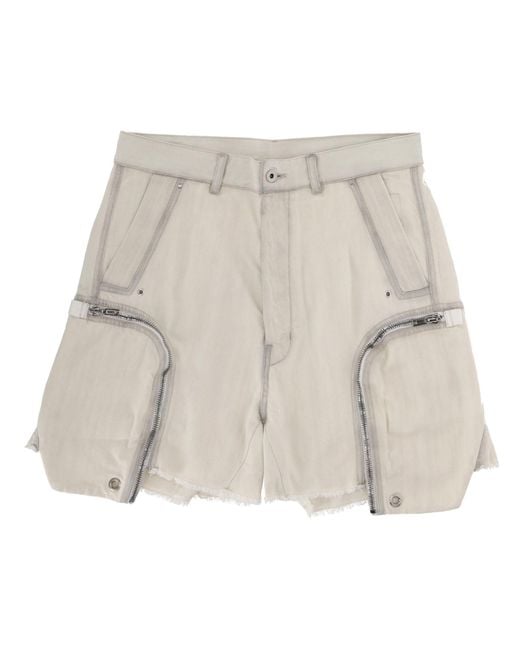 Rick Owens Natural Bauhaus Shorts for men