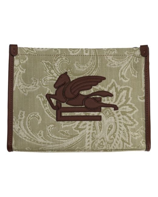Etro Metallic Pouch Arnica