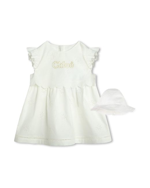 Chloé White Suit+Hat