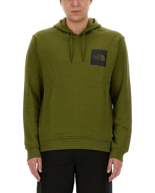 The North Face Fine Hoodie in Green for Men Lyst UK