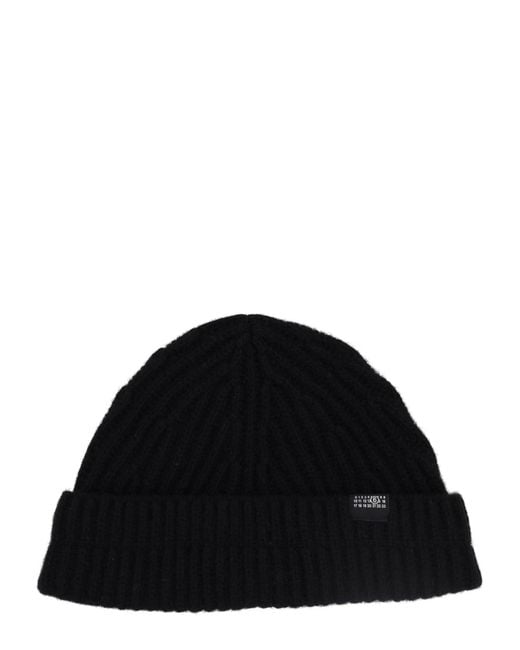 MM6 by Maison Margiela Black Berretto "Beanie"