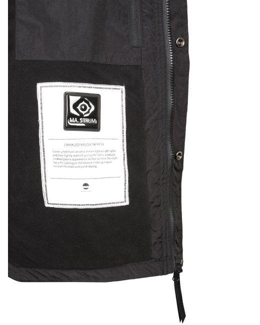 Ma. Strum Giacca "Nt20" di Ma Strum in Black da Uomo
