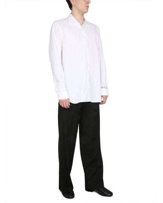Camicia Classica di Raf Simons in White da Uomo