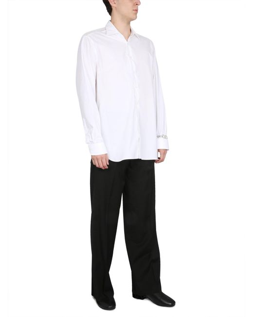 Camicia Classica di Raf Simons in White da Uomo