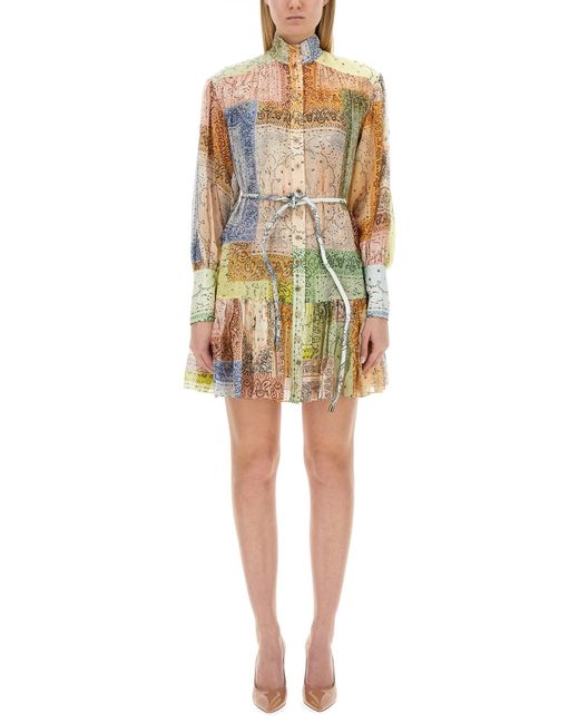 Zimmermann Yellow Mini Dress