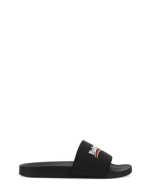 Balenciaga Black Sandal Pool Slide for men