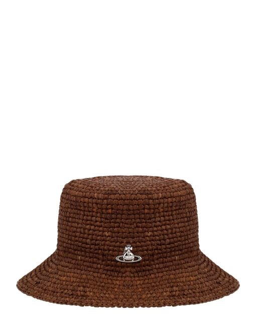 Vivienne Westwood Brown Cappello "Bucket"
