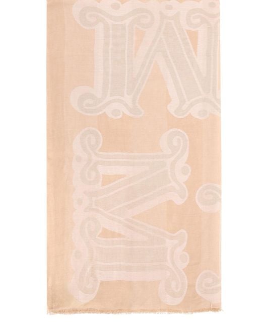 Max Mara Natural Linen Blend Stole