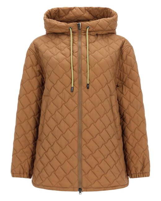 Herno Brown A-Shape Jacket