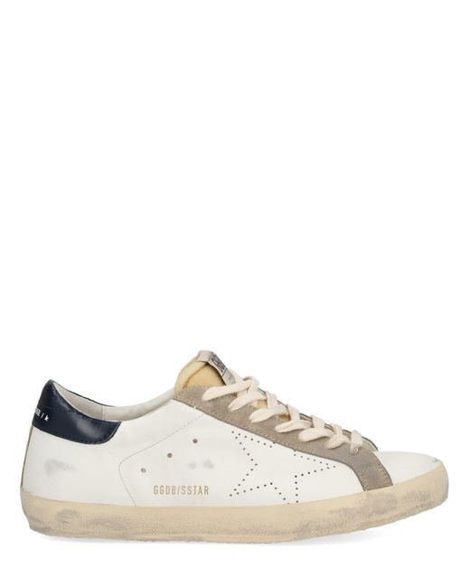 Golden Goose Deluxe Brand White "Super Star" Sneaker for men