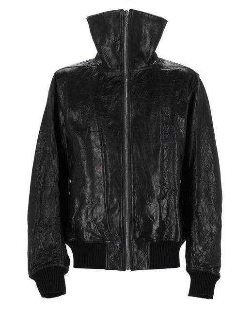 Rick Owens Black Giacca "Dracuflight" for men