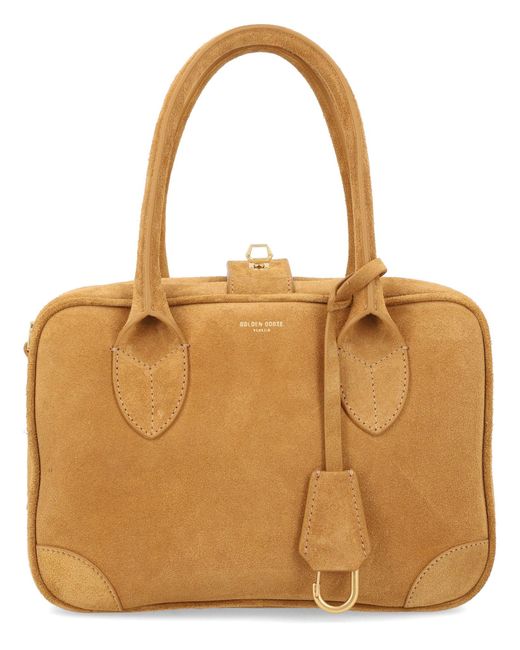 Golden Goose Deluxe Brand Brown Suede Waist Bag
