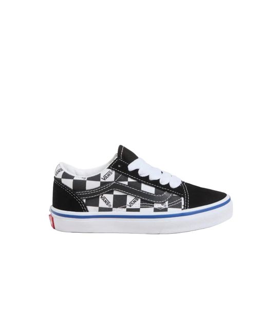 Vans Black "Old Skool Logo Check" Snekaer