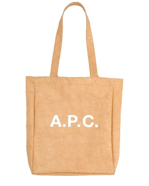 A.P.C. Natural "Lou" Tote Bag