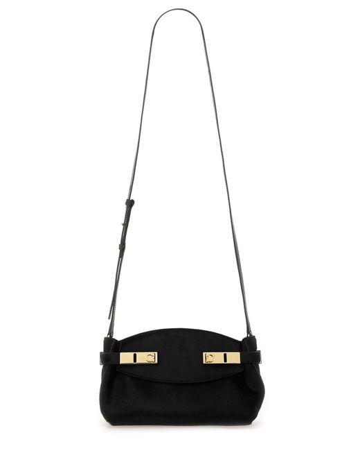 Borsa "Hug Soft" di Ferragamo in Black