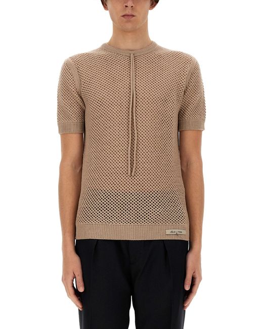 Fendi Natural Wool T-Shirt for men