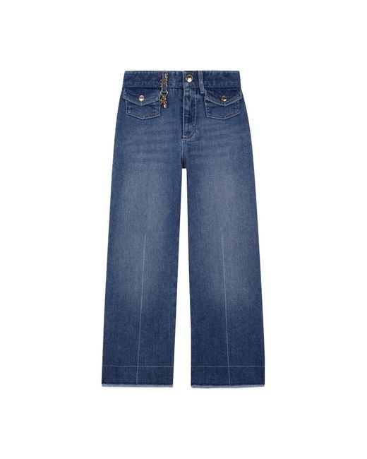 Chloé Blue Pantalone Jean