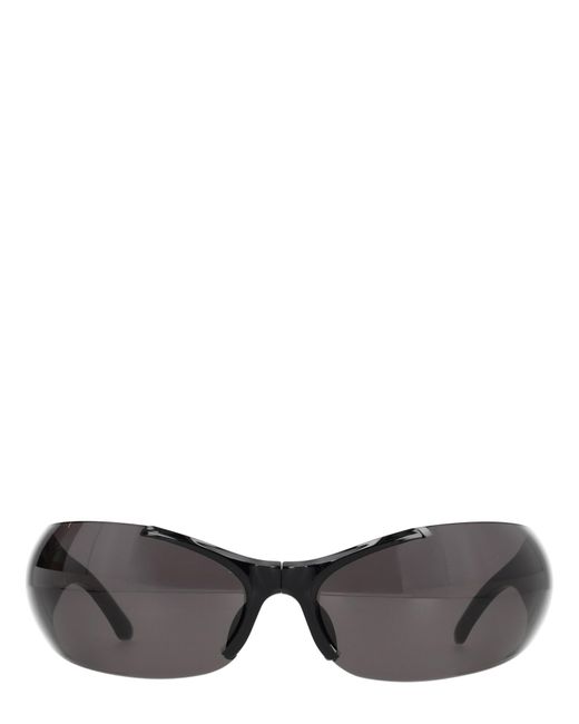 Balenciaga Gray "Afterhour Oval" Sunglasses