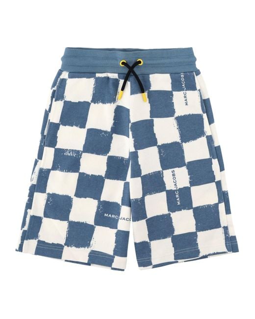 Marc Jacobs Blue Bermuda Scacchi