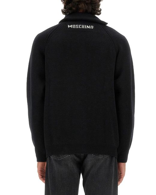Pullover di Moschino in Black da Uomo