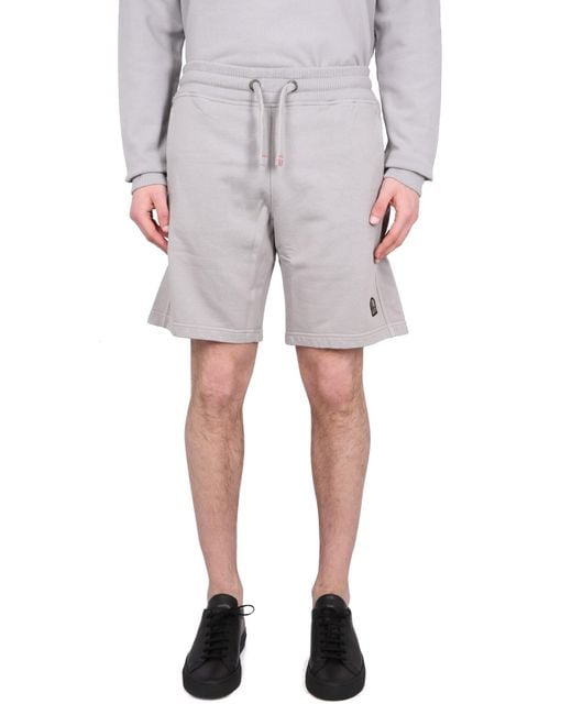 Parajumpers Gray Solid Shorts for men