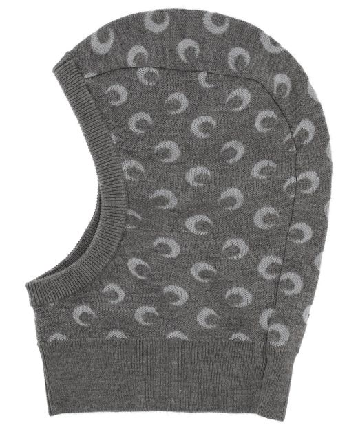 MARINE SERRE Gray Blaclava "Moon"