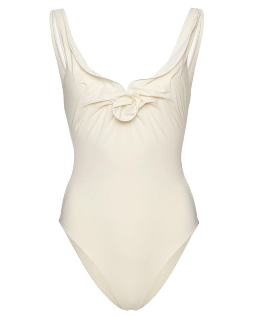 Magda Butrym Natural Flower Detail Swimsuit