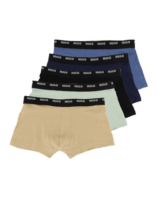 HUGO Red Pack Of Five Boxer Shorts for men