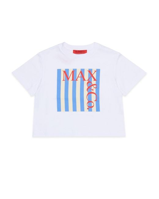 MAX&Co. White T-Shirt With Logo