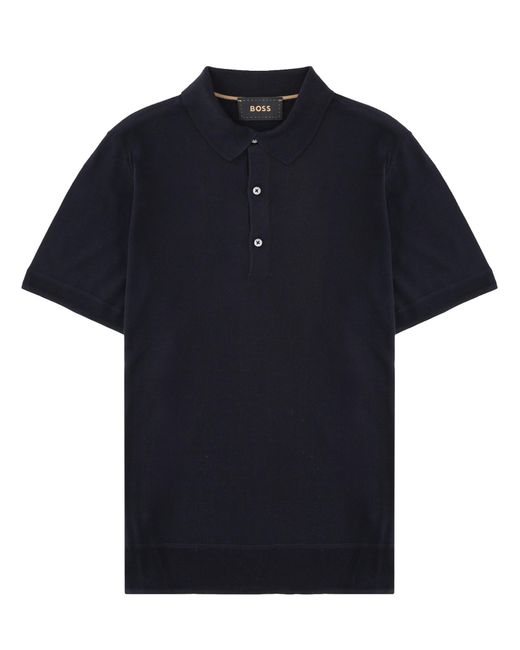 Boss Blue Polo "Novo" for men