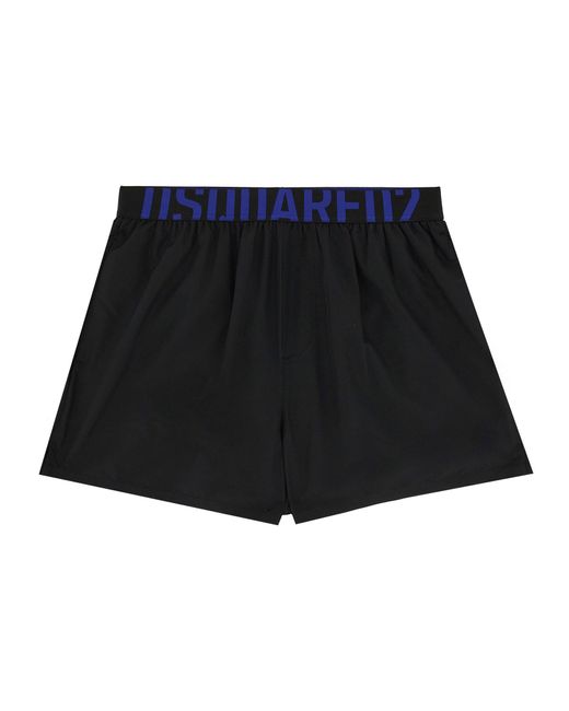 DSquared² Black Dsquared Boxer Swimsuit for men