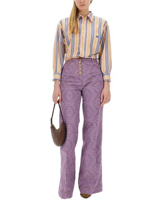Camicia Pegaso di Etro in Multicolor